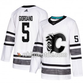 Calgary Flames Trikot Mark Giordano 5 2019 All-Star Adidas Weiß Authentic - Herren